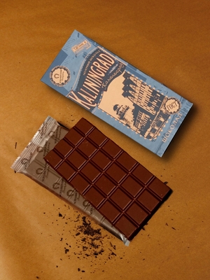 Шоколад молочный 35% Калининград "Рыбная деревня" , 100 гр