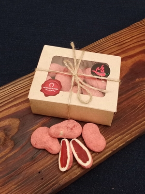 Драже "Клубника в белом шоколаде с чили", 170 гр