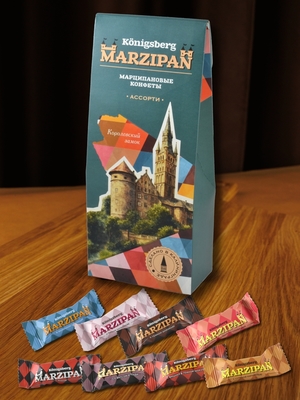 Марципан "Королевский замок" МИКС, 135 гр