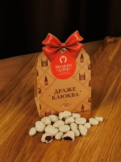 Драже "Клюква в белом шоколаде", 150 гр
