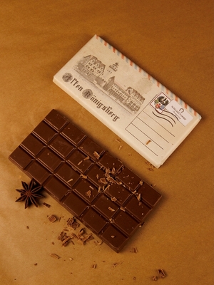 Шоколад молочный 35% "Alten Konigsberg" Рыбная деревня, 100 гр