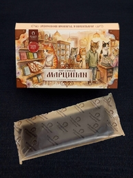 Марципановая плитка в темном шоколаде "Тот самый марципан", 90 гр